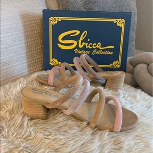 Sbicca Suede Strappy Sandals